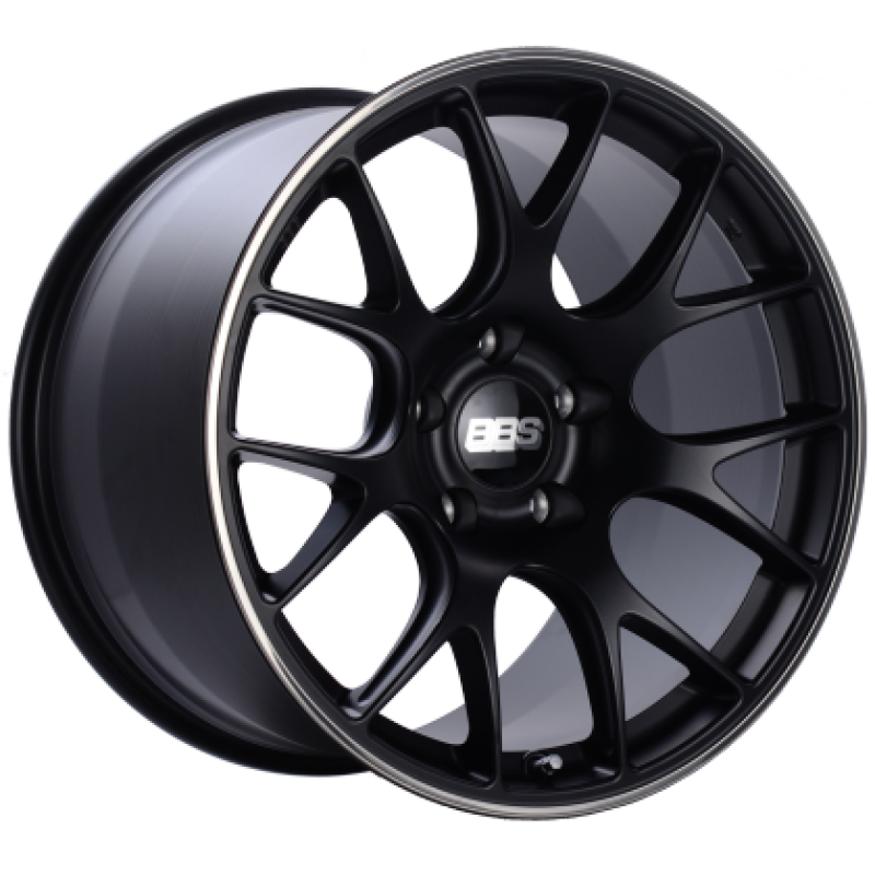 BBS CH-R 19x8.5 5x112 ET40 Satin Black Polished Rim