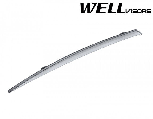 WellVisors Window Deflectors for Hyundai Elantra Sedan 2017+ with Black trim