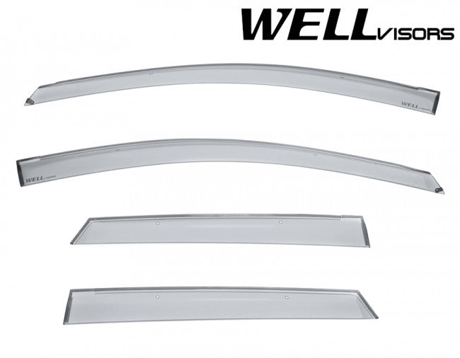 WellVisors Side Window Deflectors for Scion iM Toyota Corolla iM 16-18 Premium Series