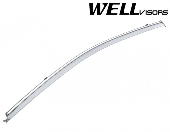 WellVisors Side Window Deflectors Toyota Camry 15-17 With Chrome Trim