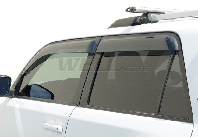 WellVisors Side Window Deflectors Toyota 4Runner 10-18 Premium Series