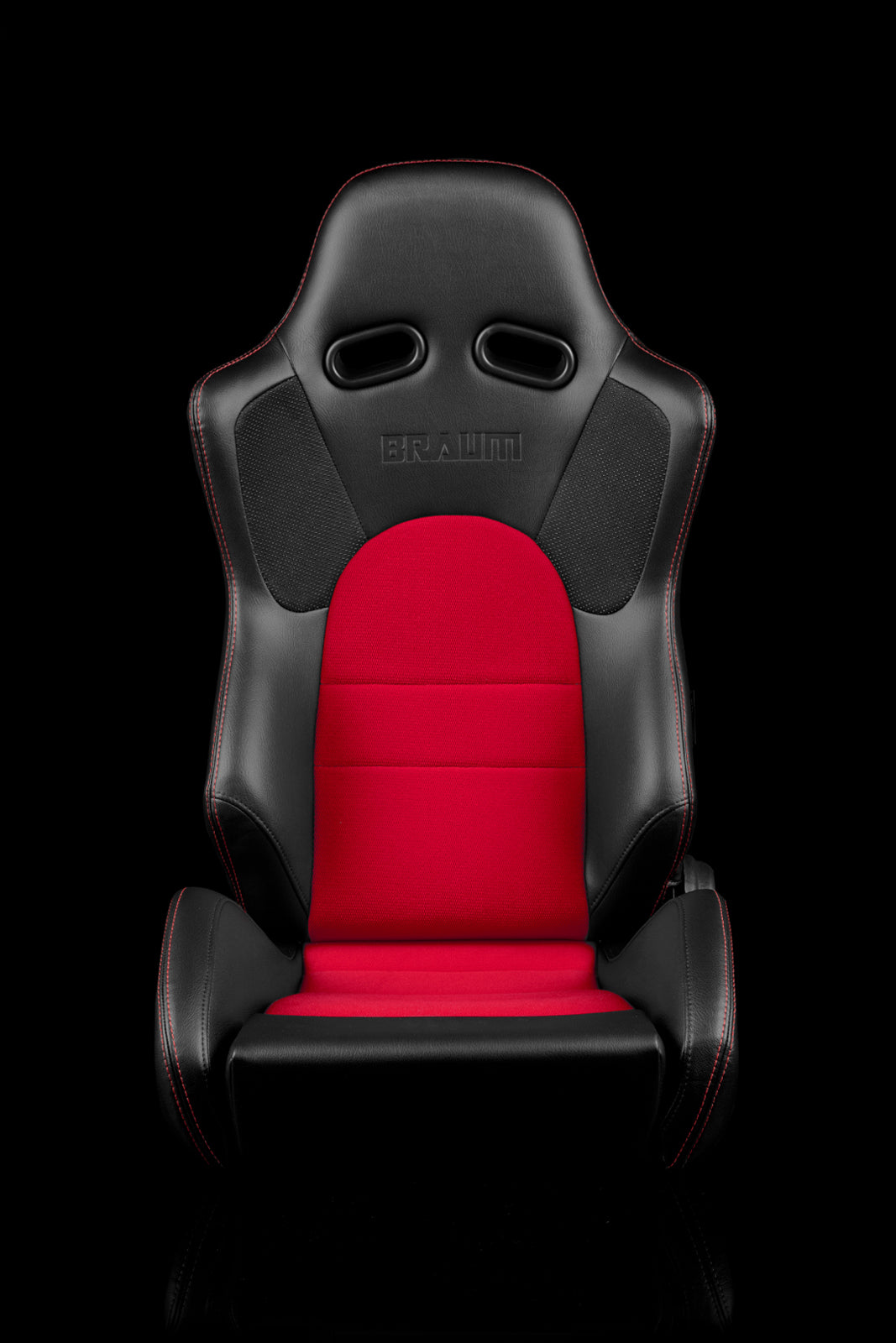 ADVAN SERIES RACING SEATS (BLACK & RED) – PAIR