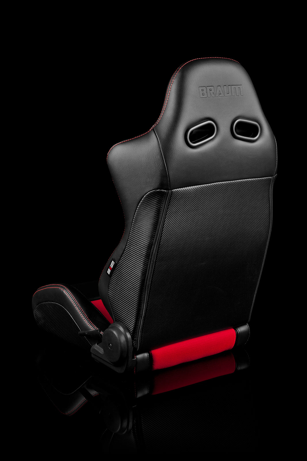 ADVAN SERIES RACING SEATS (BLACK & RED) – PAIR