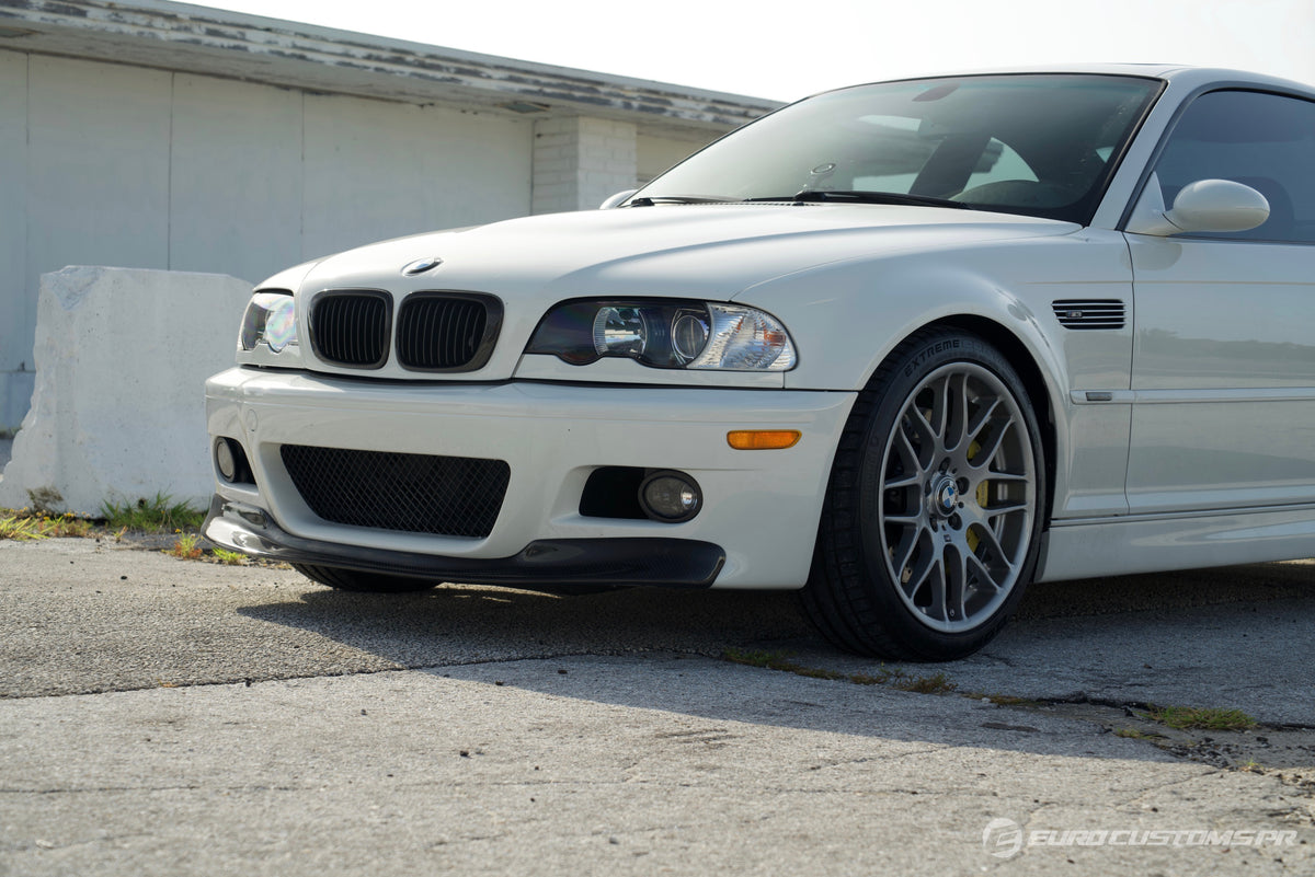E46 M3 CSL Style Carbon Fiber Front Lip (For OEM M3 Bumper)