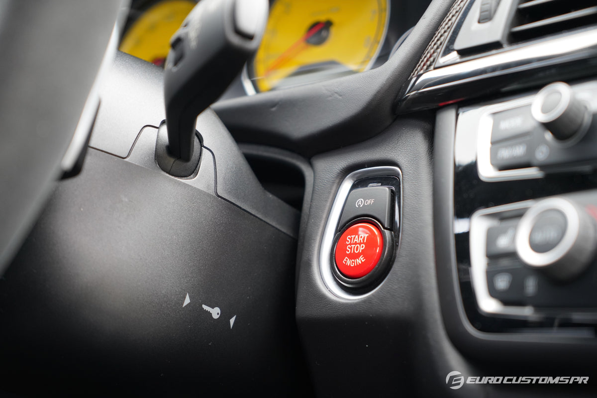 BMW F80 M3, F82 M4 and F83 M3 Red Start/Stop Button & M1 and M2 Combo