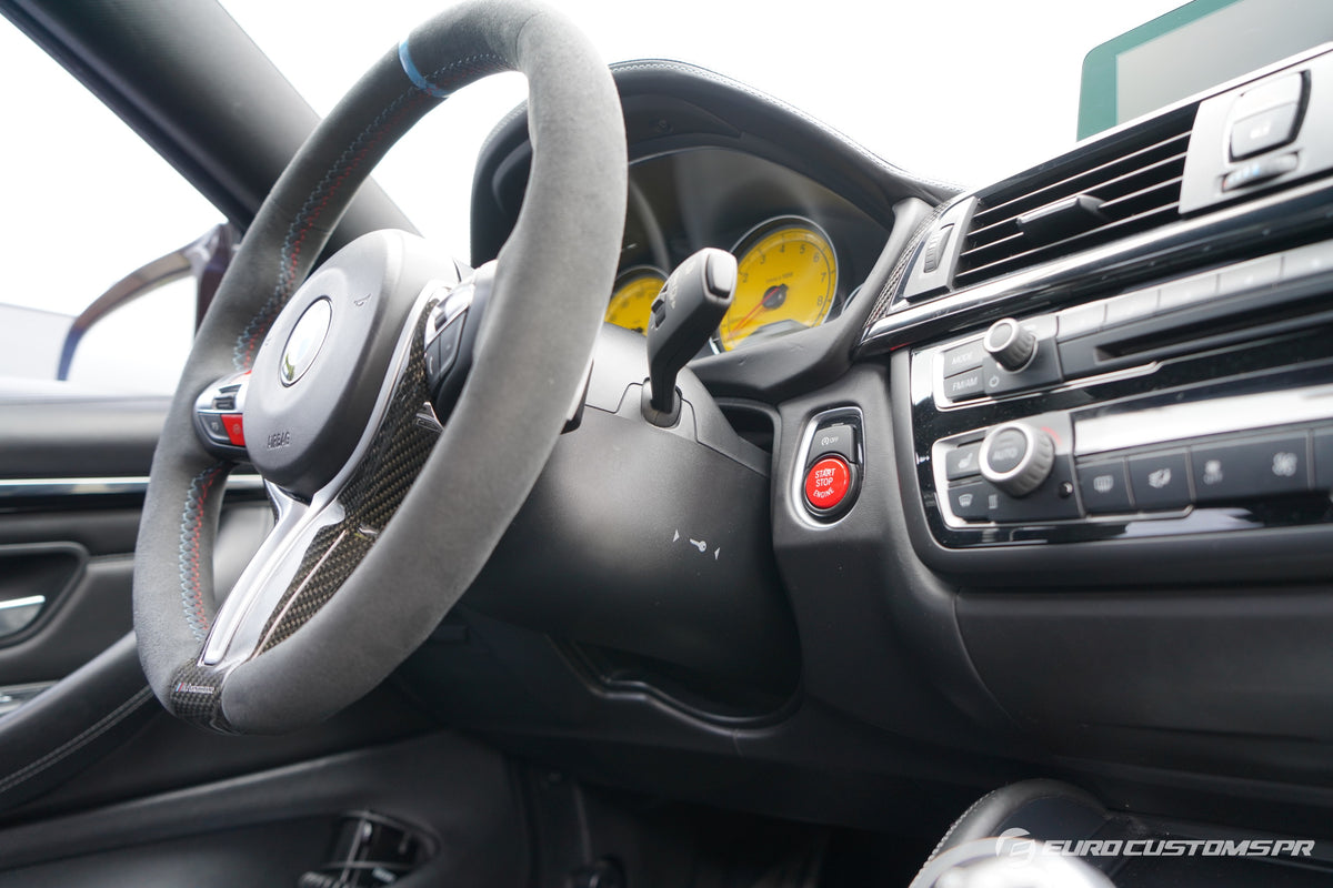 BMW F80 M3, F82 M4 and F83 M3 Red Start/Stop Button & M1 and M2 Combo