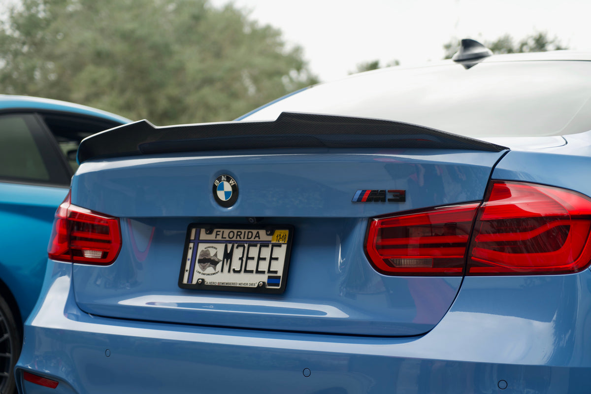 BMW M3 F80 / F30 - ECPR "High Kick" Carbon Fiber Trunk Spoiler
