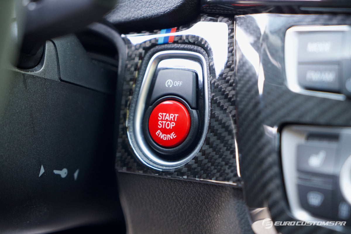 BMW F80 M3, F82 M4 and F83 M3 Red Start/Stop Button & M1 and M2 Combo