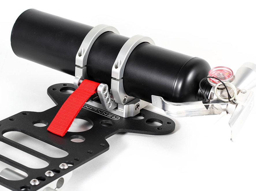 Rennline Quick Disconnect Fire Extinguisher Mount - 74+ 911/964/993/944/968/996/986/997/987/991/991.2/981/981.2/718/992