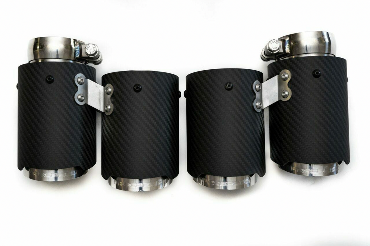Fabspeed Porsche 991.1 Carrera Deluxe Quad-Style Tips (PSE/Carrera S) (2012-2016)