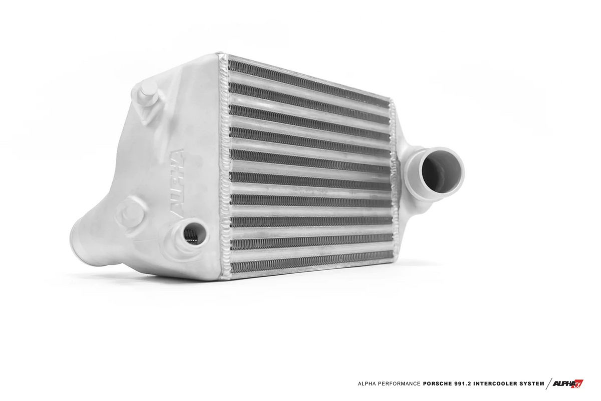 AMS Performance Intercooler Upgrade Kit with Carbon Fiber Shrouds for Porsche 991.2 Carrera Base / S / 4S / T / GTS