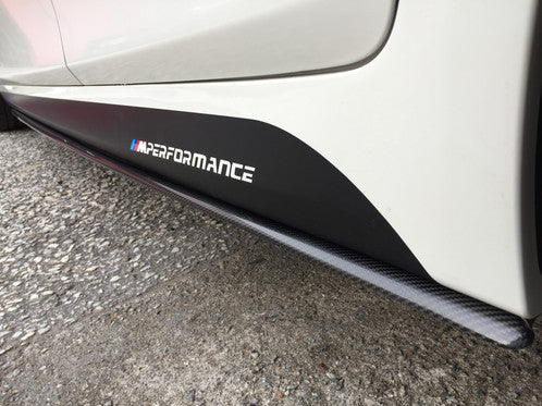BMW F30 - Carbon Fiber Side Skirt Extentions