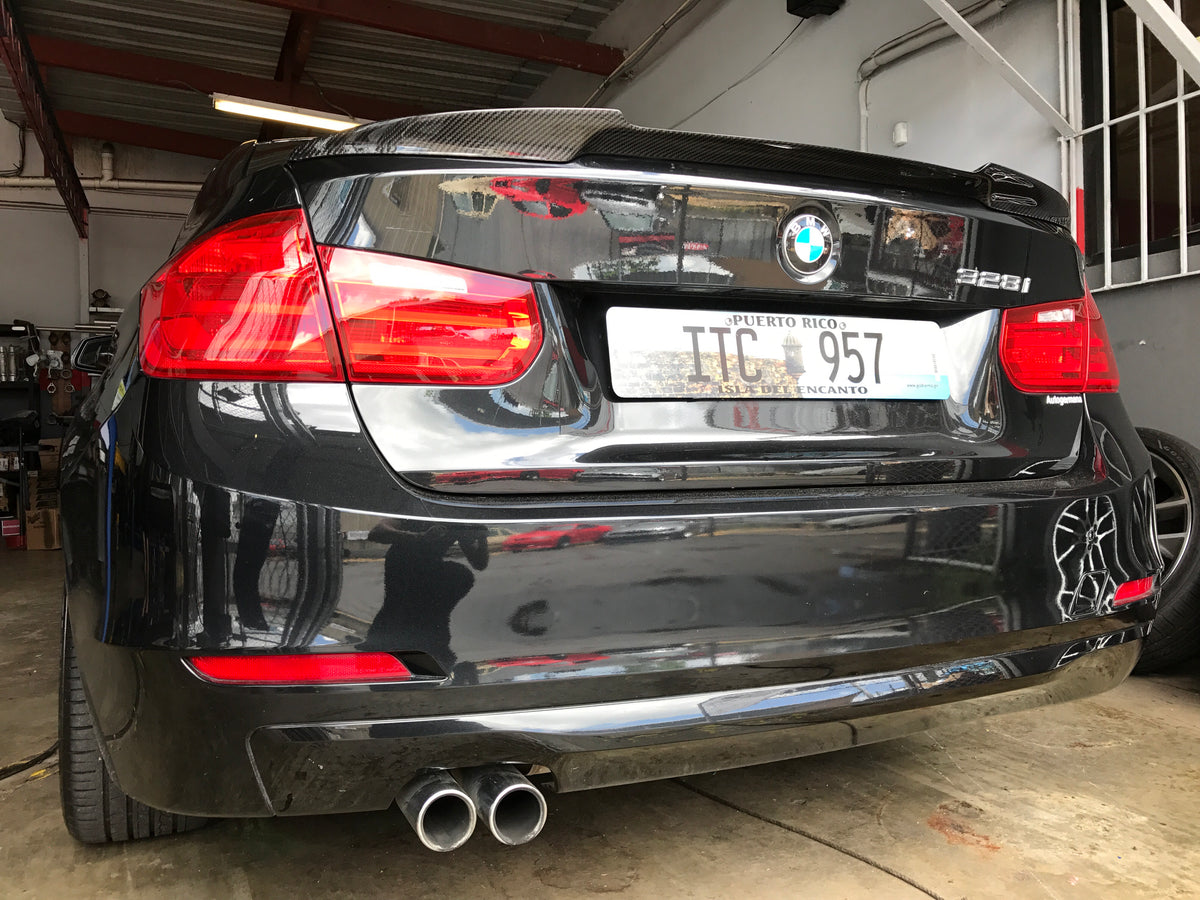 BMW F30/F80 M4 Style Carbon Fiber Trunk Spoiler