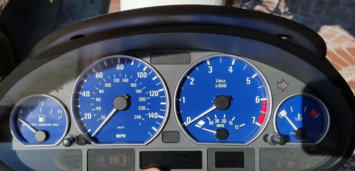 BMW E46 3-Series Sedan - Cluster Overlays