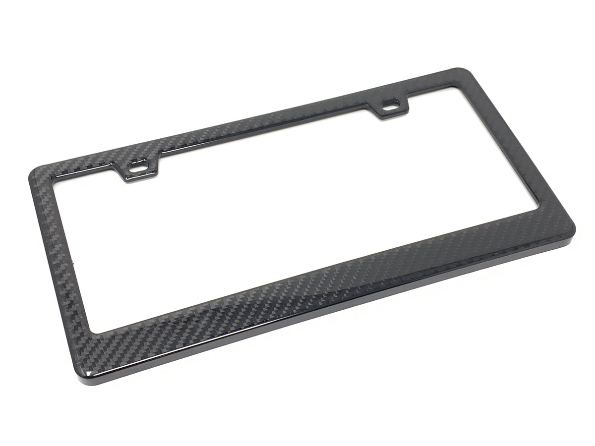 Real Carbon Fiber Standard License Plate Frame