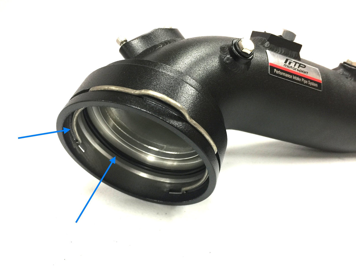 FTP BMW F2X F3X N55 charge pipe with Clip and Oring & Seal (For AT Transmission and RWD models only.)