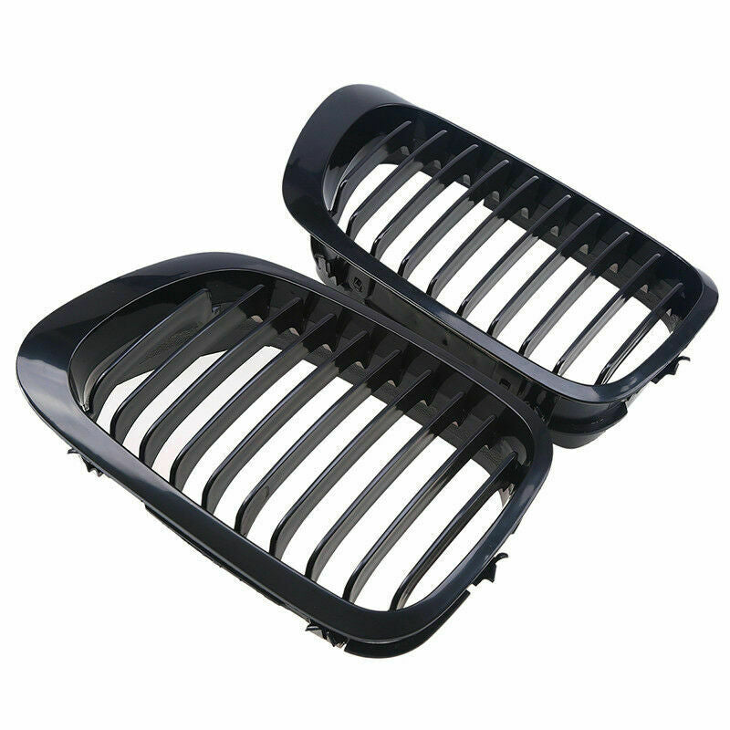 BMW E46 Coupe Gloss Black Kidney Grilles