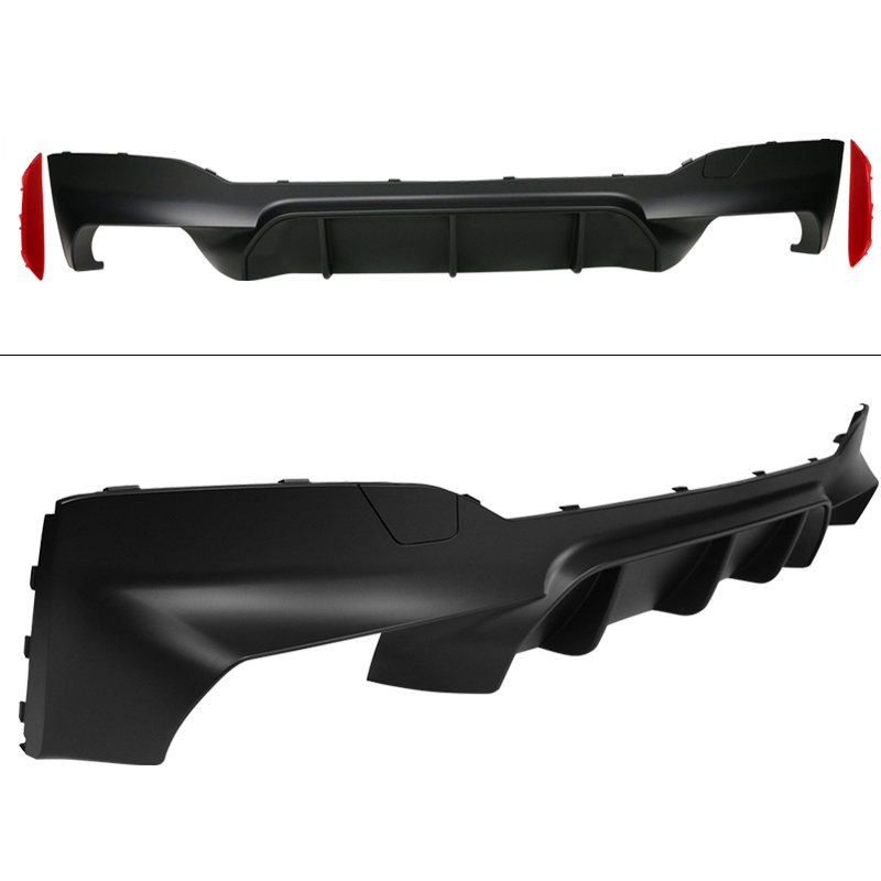 BMW 5 Series G30 M5 Style Rear Bumper Diffuser Quad Exhaust