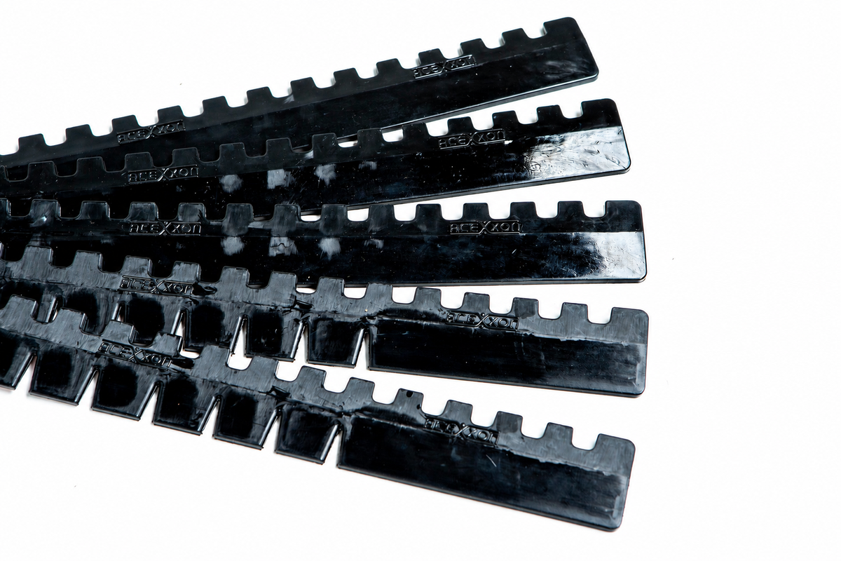 Five heavy-duty Acexxon front lip protection strips