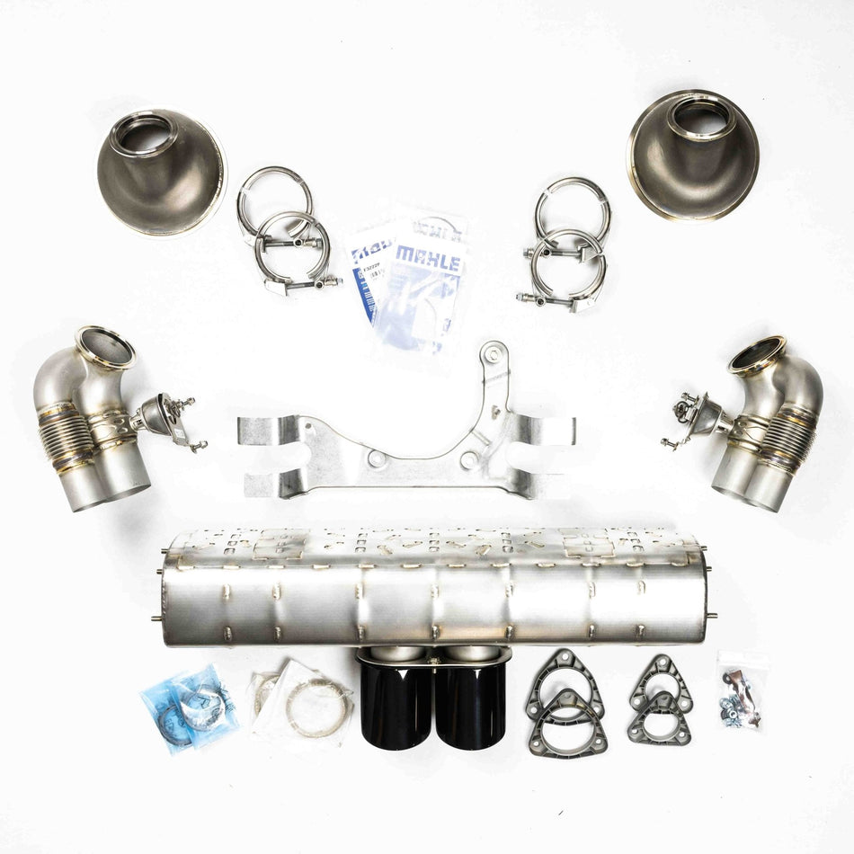 992 GT3 Exhaust: Valved Cat-Back Exhaust System (Non-EU Version)