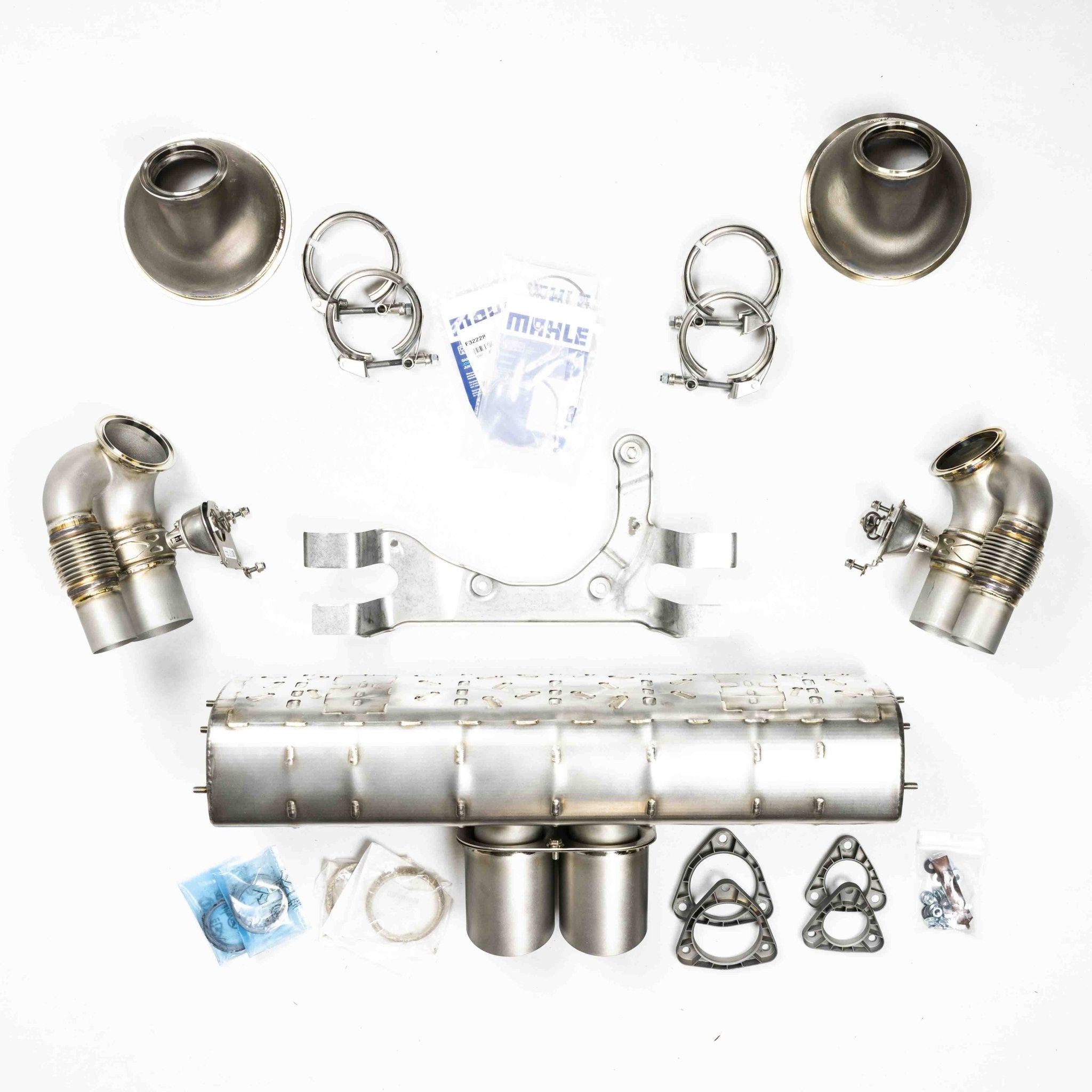 992 GT3 Exhaust: Valved Cat-Back System (EU/RoW Version)