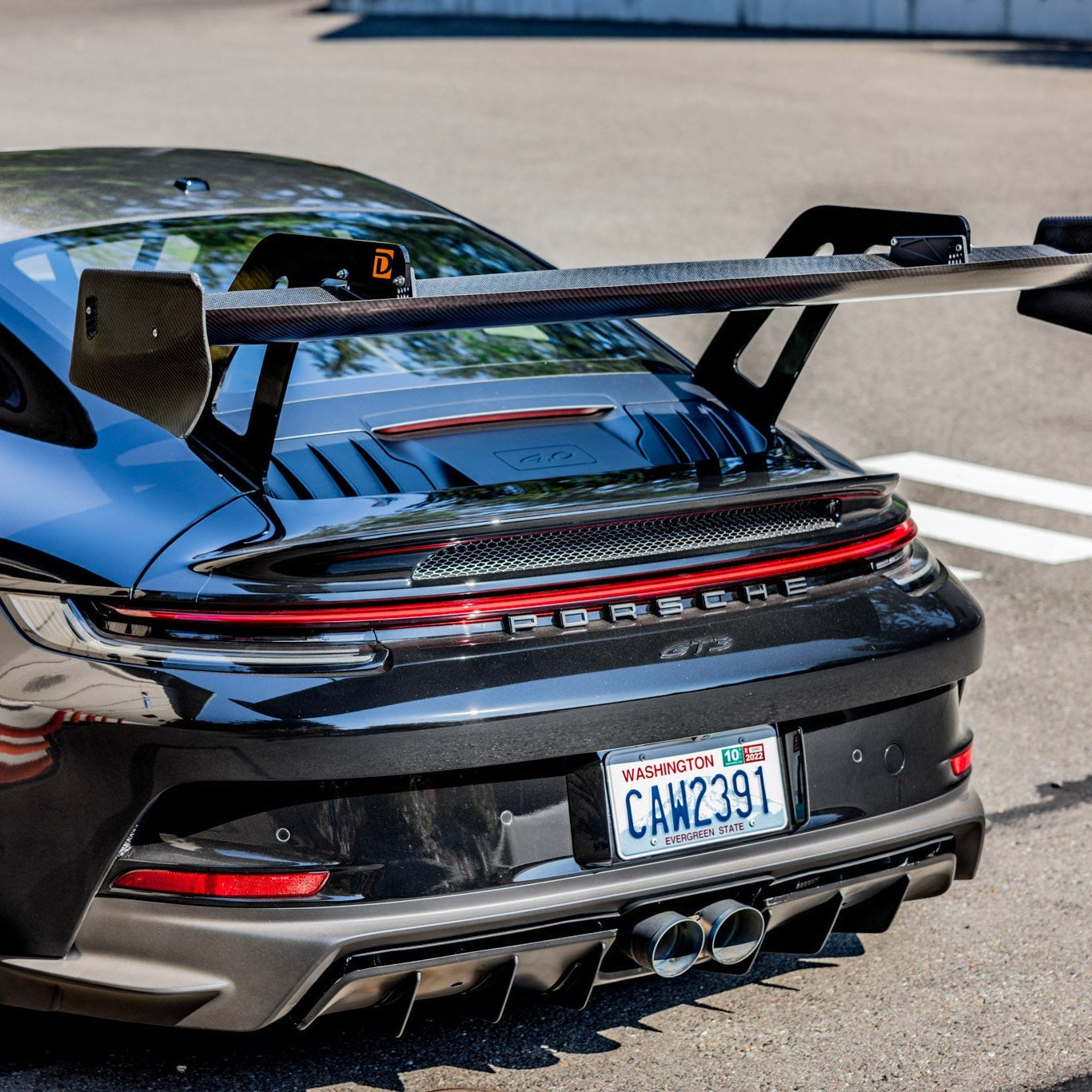 992 GT3 "Valkyrie" Carbon Swan Neck Wing Package