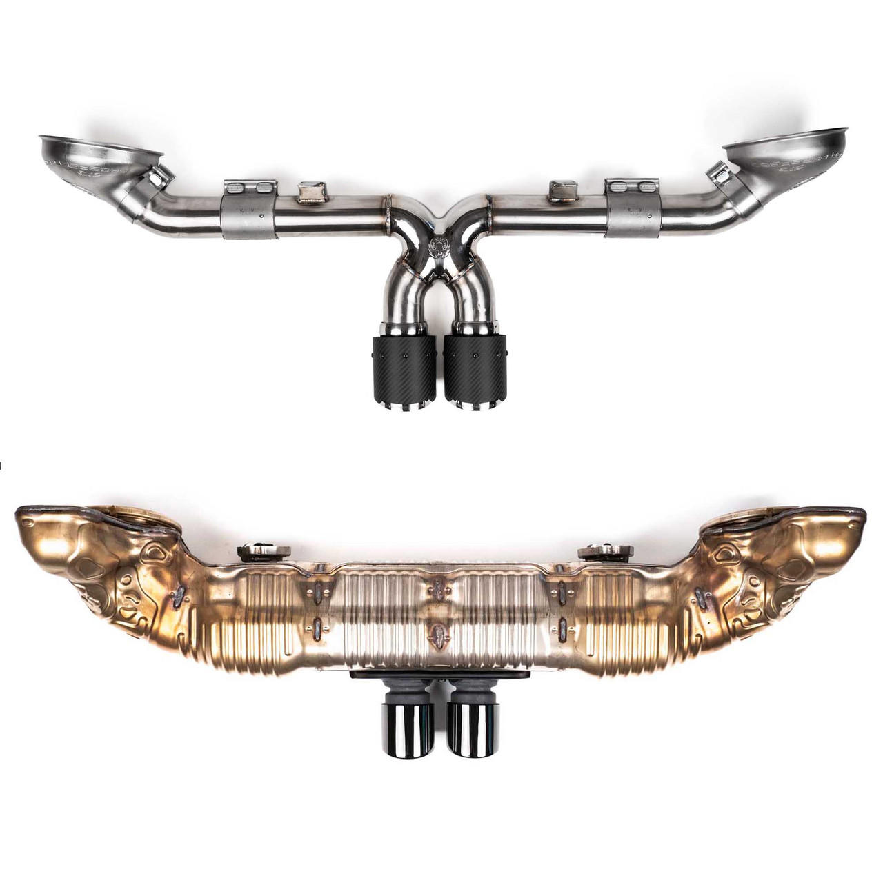 Fabspeed Porsche 992 GT3 / GT3 RS Supercup Cat-Back Exhaust System  NON Valved (2022+) - image 2