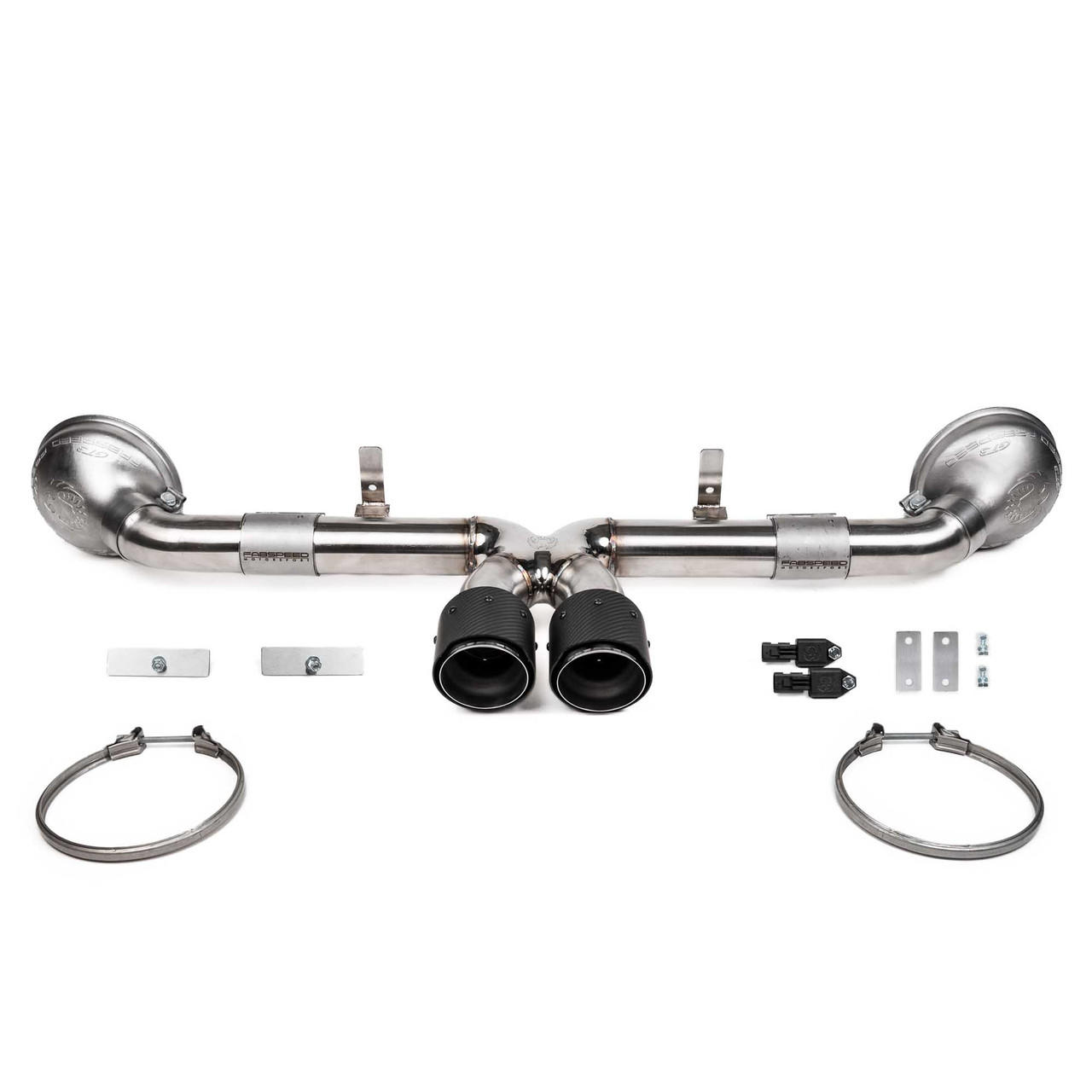 Fabspeed Porsche 992 GT3 / GT3 RS Supercup Cat-Back Exhaust System  NON Valved (2022+) - image 1