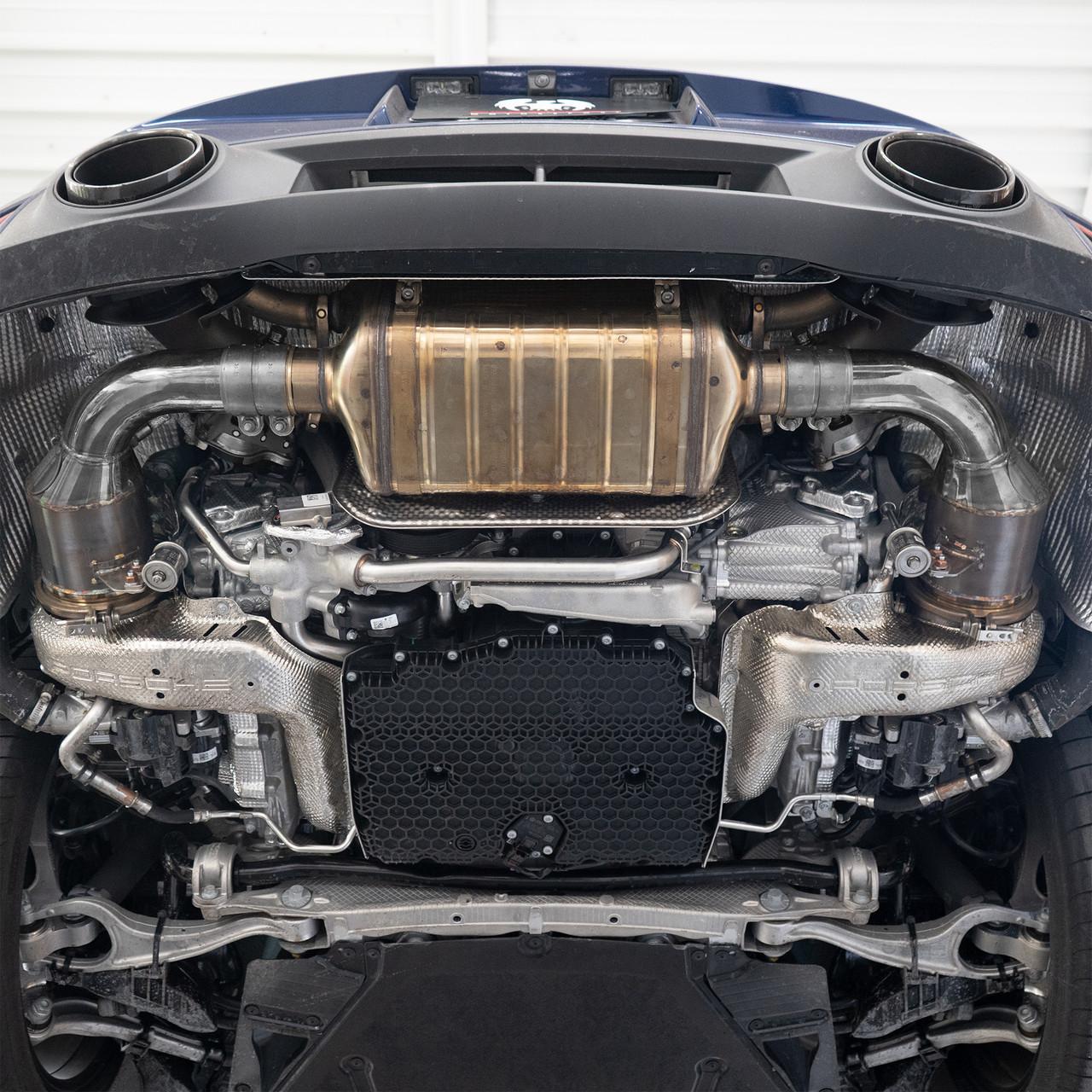 Fabspeed Porsche 992 Twin Turbo / Twin Turbo S Sport Catalytic Converters (2021+), view 5