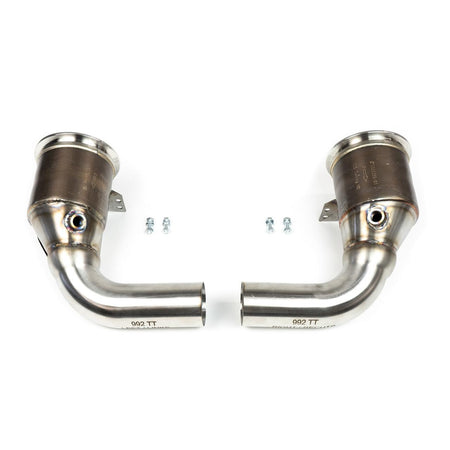Fabspeed Porsche 992 Twin Turbo / Twin Turbo S Sport Catalytic Converters (2021+), view 9