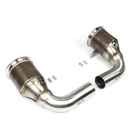 Fabspeed Porsche 992 Twin Turbo / Twin Turbo S Sport Catalytic Converters (2021+), view 3