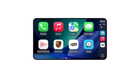 992noise exhaust valve control interface in Apple CarPlay