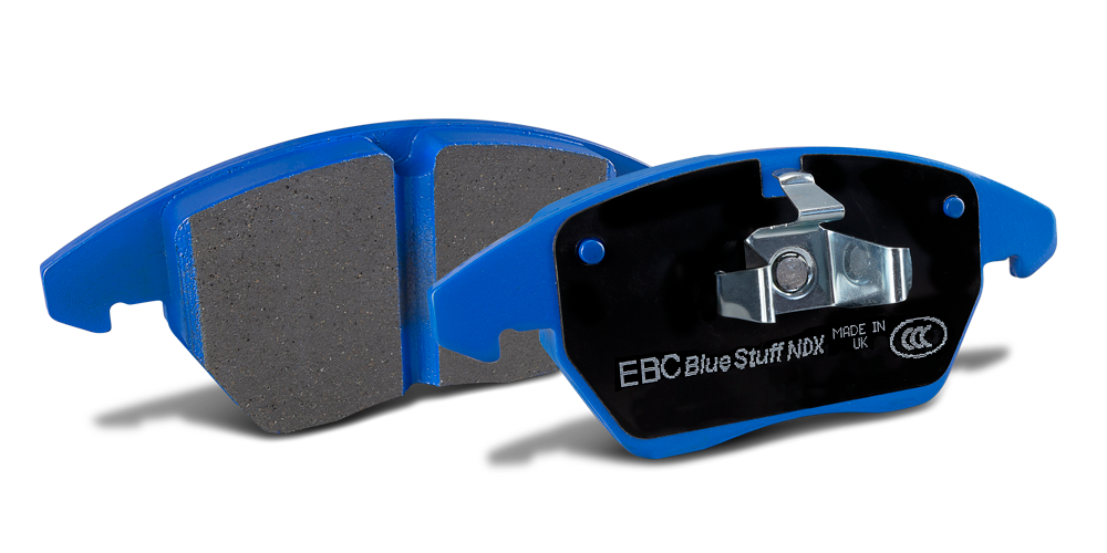 EBC Bluestuff NDX brake pad upright product view
