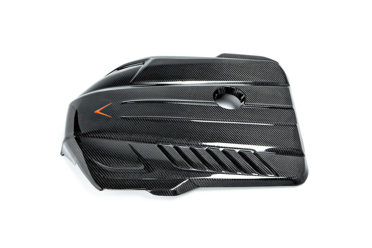 Eventuri Toyota Supra MK5 carbon engine cover finish detail