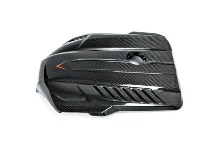 Eventuri Toyota Supra MK5 carbon engine cover finish detail
