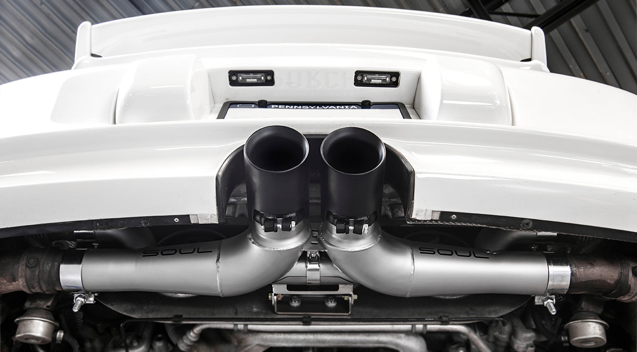 Porsche 997 GT3 Center Muffler Bypass Exhaust