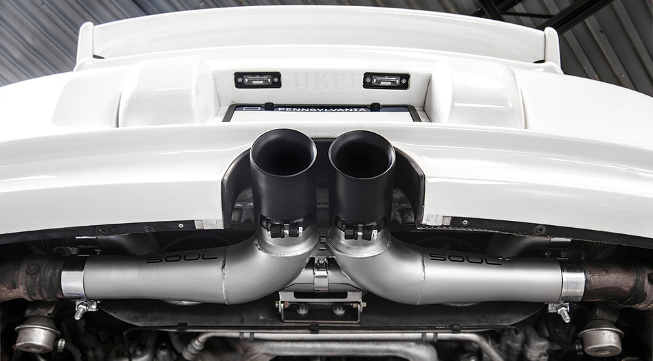 Porsche 997 GT3 Center Muffler Bypass Exhaust