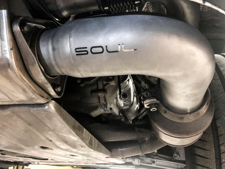 Porsche-GT3-Side-Muffler-Bypass-Pipes-Installed