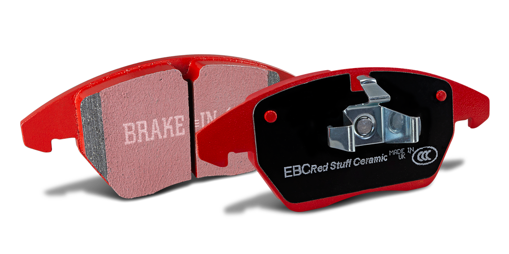 EBC Redstuff brake pad upright product view
