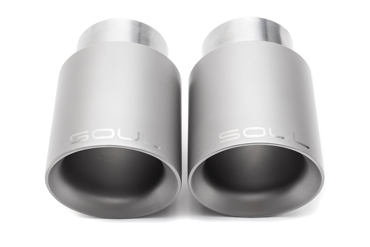 Porsche 991.2 Carrera (with PSE) SOUL Bolt On Exhaust Tips