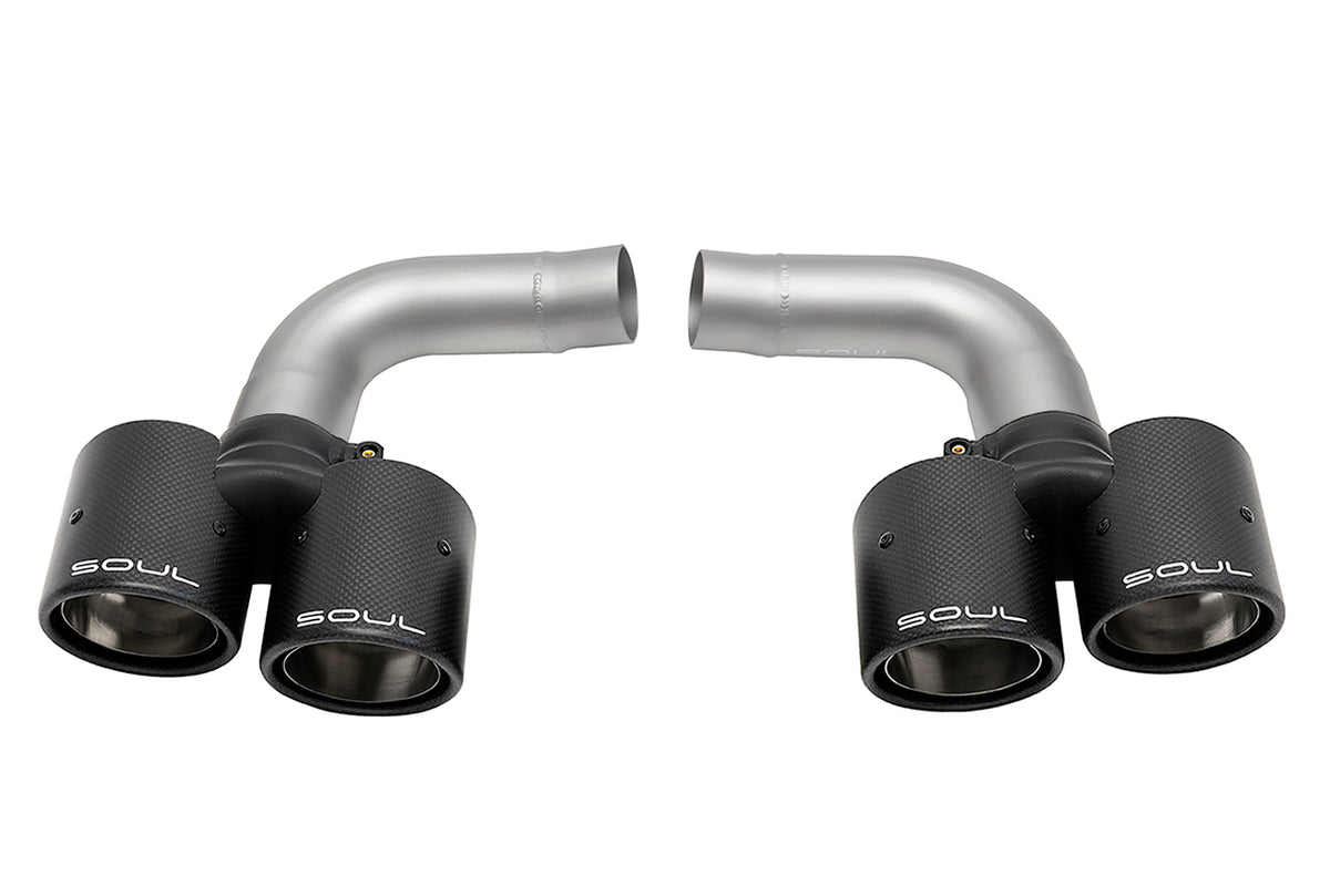 Porsche 997.1 Carrera Muffler Bypass Pipes