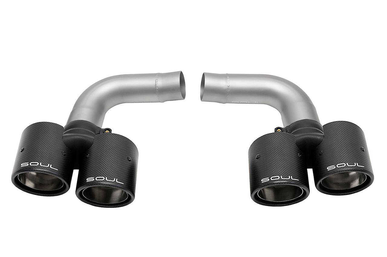 Porsche 997.1 Carrera Muffler Bypass Pipes