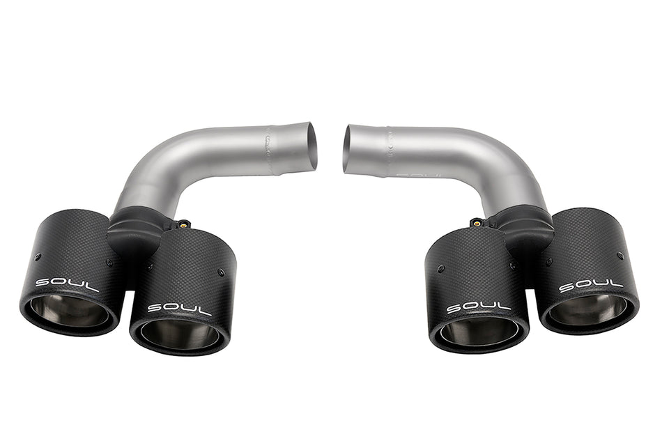 Porsche 997.1 Carrera Muffler Bypass Pipes