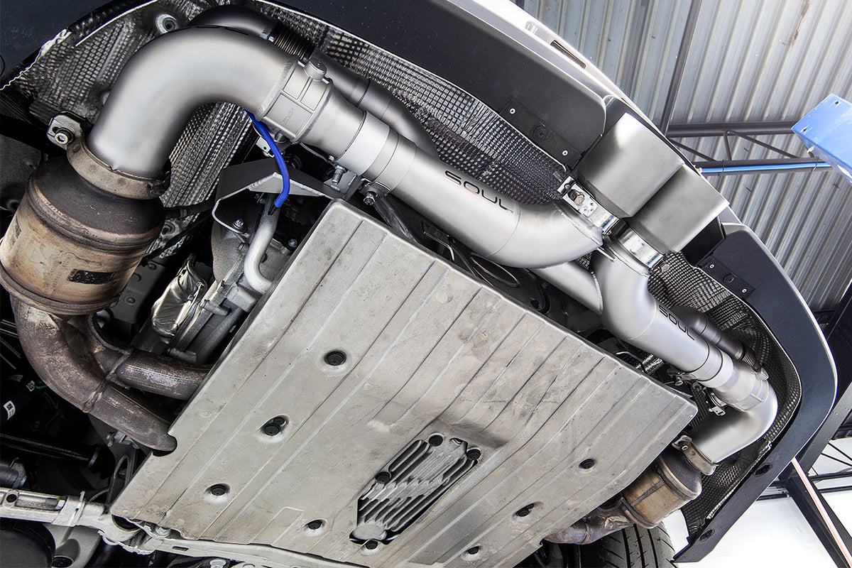 SOUL-GT3-Modular-Competition-Exhaust-Package-Valved-Installed