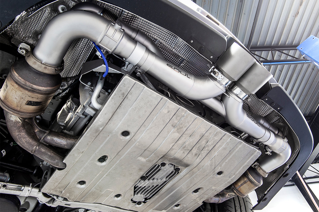 SOUL-GT3-Modular-Competition-Exhaust-Package-Valved-Installed