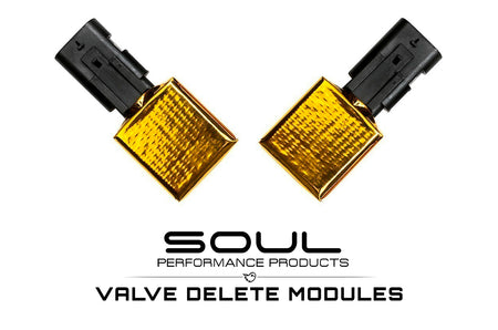 Valve delete modules included with the SOUL Porsche 992.2 Turbo S exhaust system