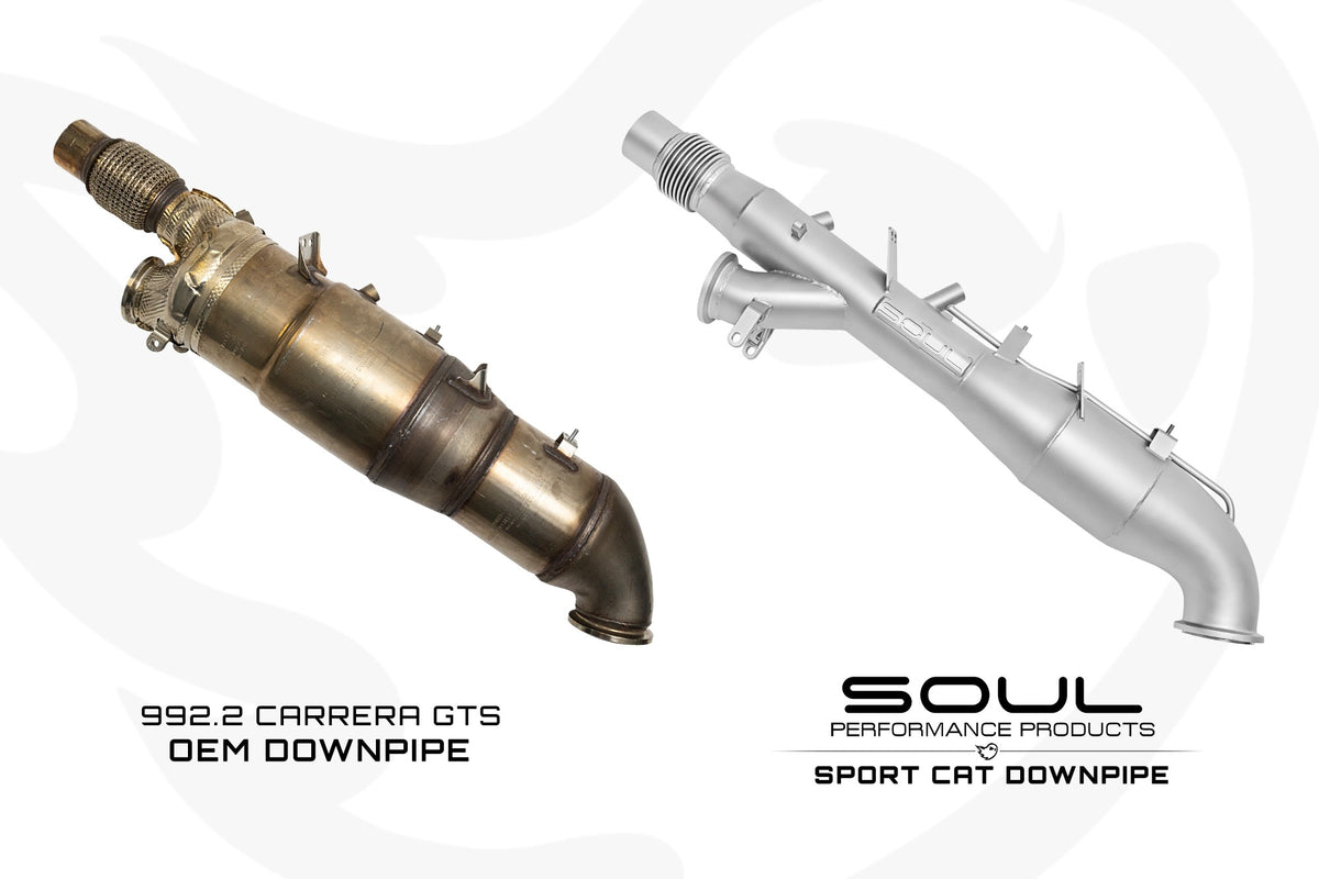 Porsche 992.2 Carrera GTS SOUL Sport Cat Downpipe
