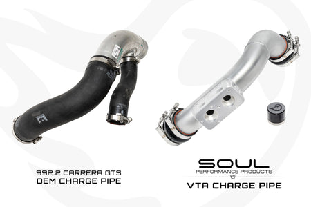 SOUL-Performance-Products-Porsche-992_2-Carrera-GTS-VTA-Charge-Pipe-OEM-Comparison