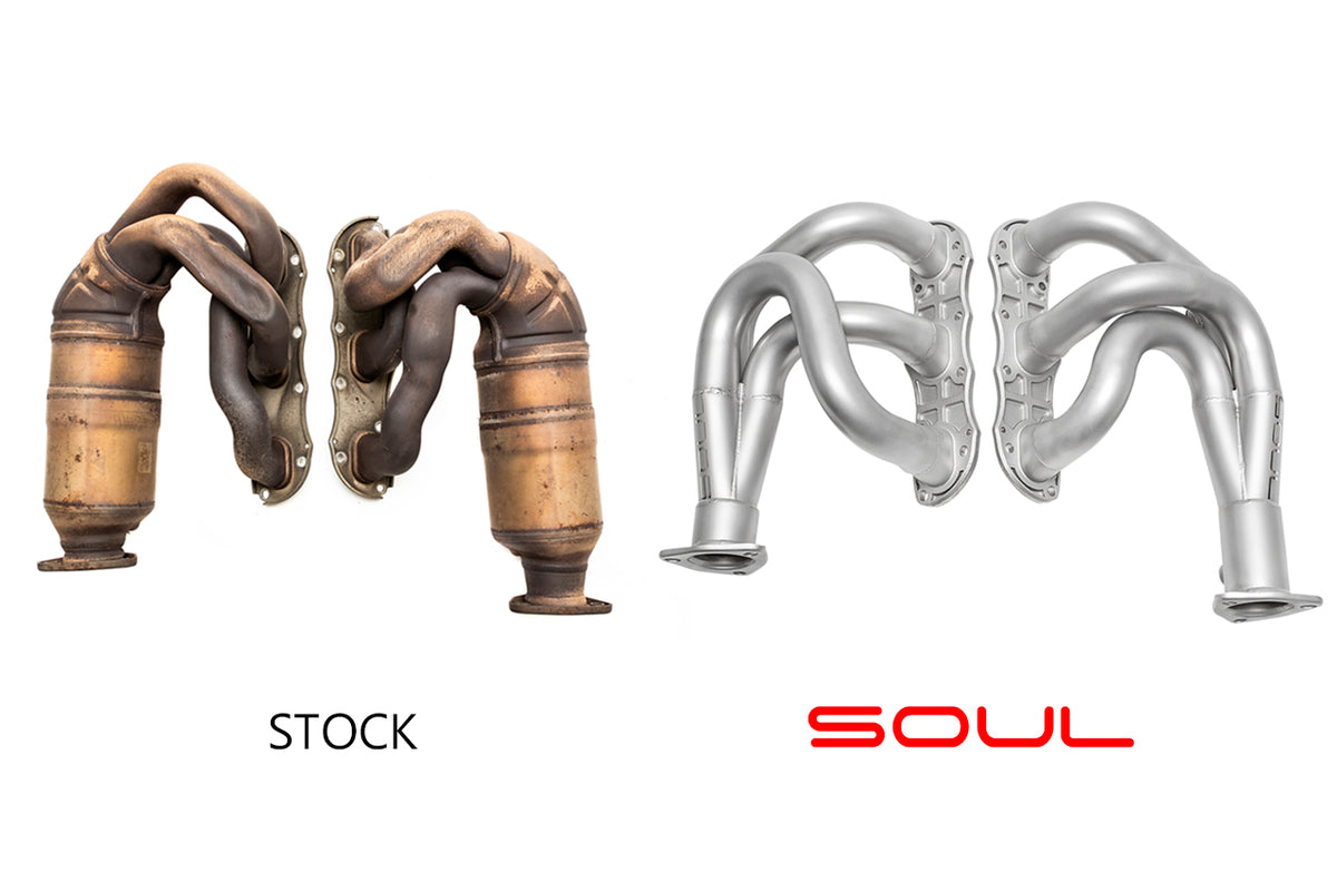 SOUL-Porsche-997.2-Carrera-Competition-Headers-Comparison
