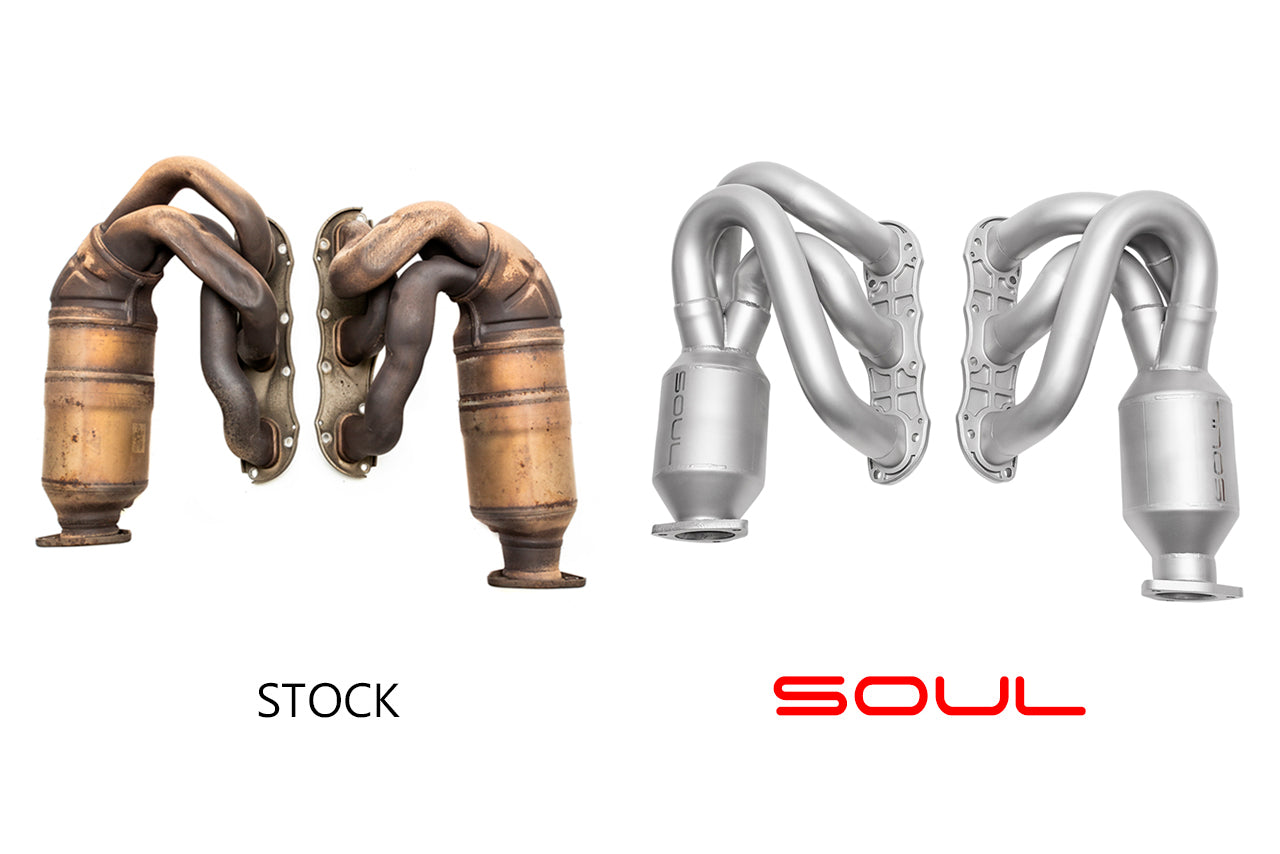 SOUL-Porsche-997.2-Carrera-Long-Tube-Street-Headers-Comparison